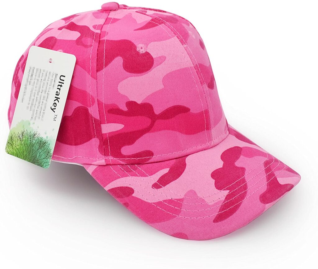 Gorra Beisbolera De Camuflaje Rosa