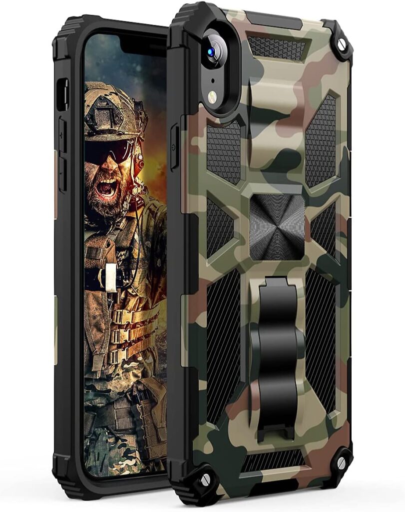 Funda para iPhone XR 6.1 pulgadas de Camuflaje