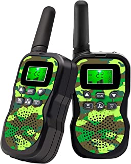 Walkie Talkies de Camuflaje Verde Limón